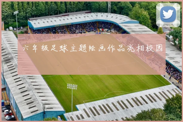 六年级足球主题绘画作品亮相校园